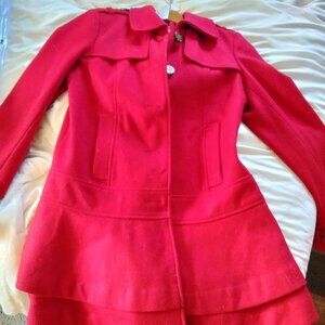 Winter coat with flare